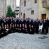 2012 - Foto di gruppo dei Cori &ldquo;Monteverdi&rdquo; e &ldquo;Camerata Jagellonica&rdquo;, prima del concerto nel Duomo di S.Marco a Pordenone