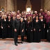 2019 - Foto di gruppo del Coro Femminile &ldquo;Kastalia&rdquo; e del Monteverdi dopo il concerto nel Santuario della Beata Vergine delle Grazie a Pordenone.
