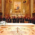 2019 - Foto di gruppo del Coro misto da camera &ldquo;Ljubljanski Madrigalisti&rdquo; e del Monteverdi, dopo il concerto nel Duomo del SS. Redentore di Palmanova.