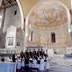2022 - Il Coro Accademico Universitario &ldquo;Obilić&rdquo; di Belgrado, diretto dal m.o Ana Ćosović, durante l&rsquo;esibizione nella Basilica di Aquileia.