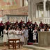 2022 - Il Coro Accademico Universitario &ldquo;Obilić&rdquo; assieme al Coro Monteverdi dopo l&rsquo;esibizione del brano d&rsquo;assieme &ldquo;Mandatum Novum&rdquo;, alla presenza del m.o Roberto Brisotto, che ne ha curato la composizione.