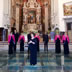 2022 - Il Coro &ldquo;Genova Vocal Ensemble&rdquo; di Genova, diretto dal m.o Roberta Paraninfo, durante l&rsquo;esibizione nel Duomo di Tarcento.